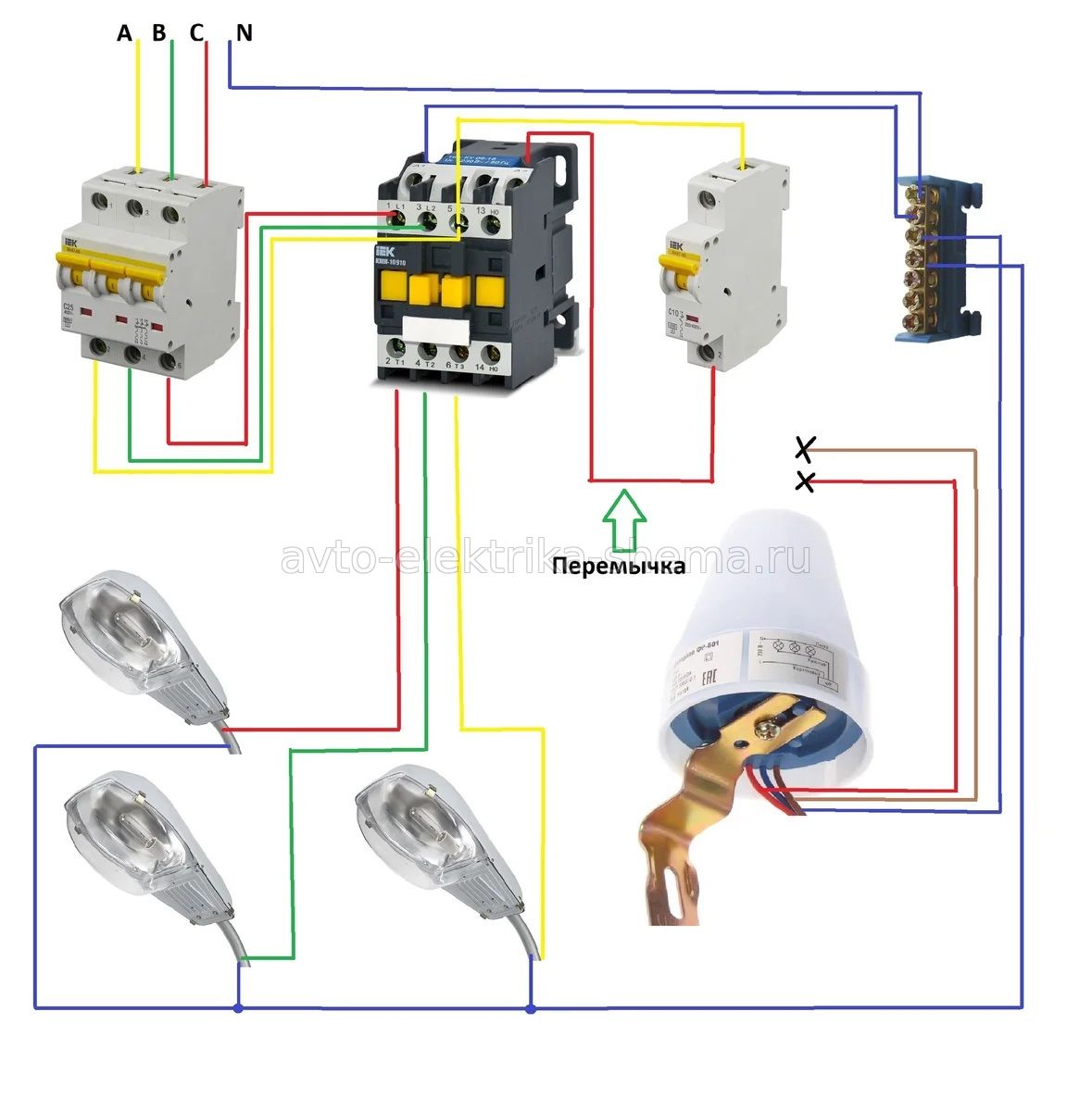 Принцип работы схемы подключения электромагнитного пускателя 380В