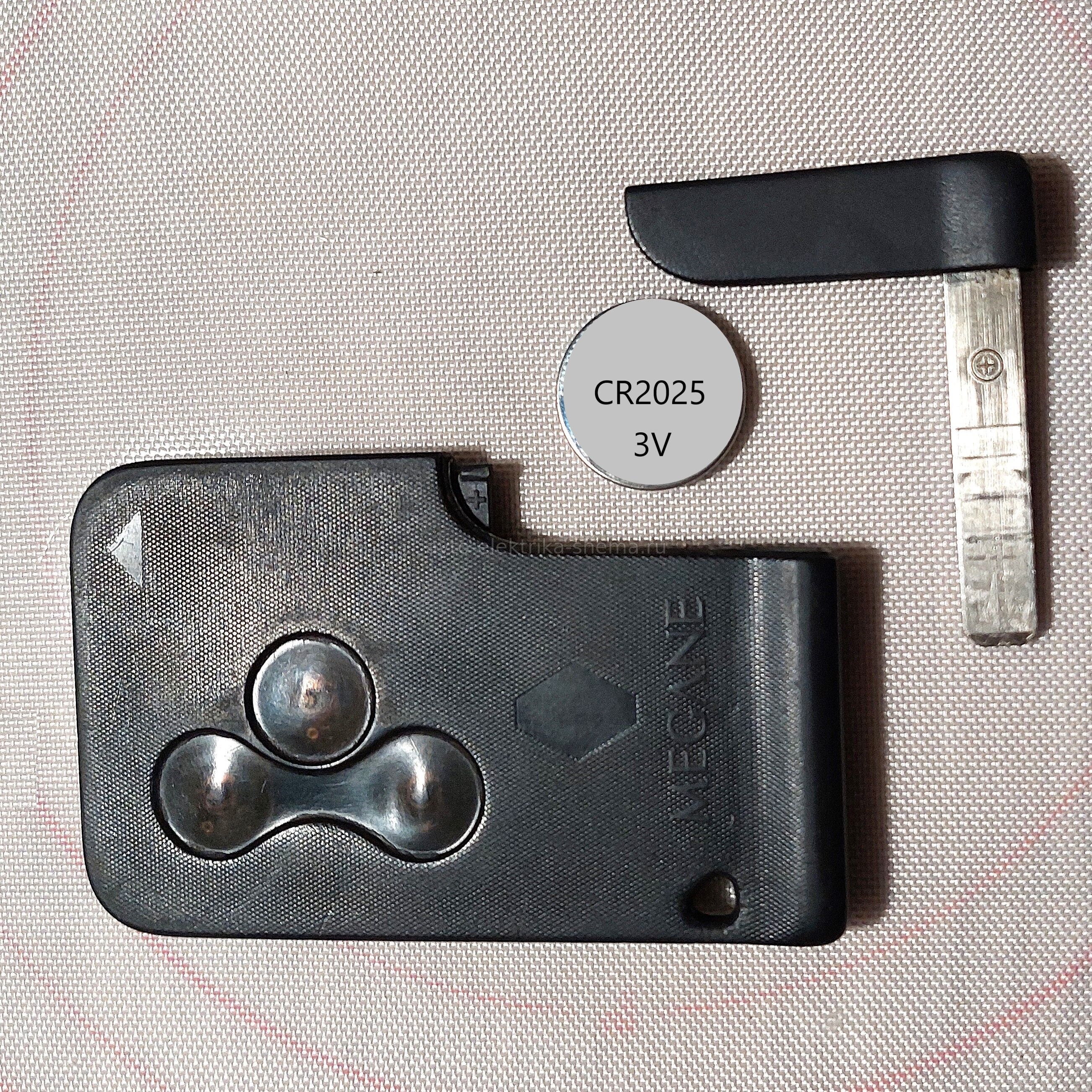 Ремонт ключ-карты на Рено Меган 2