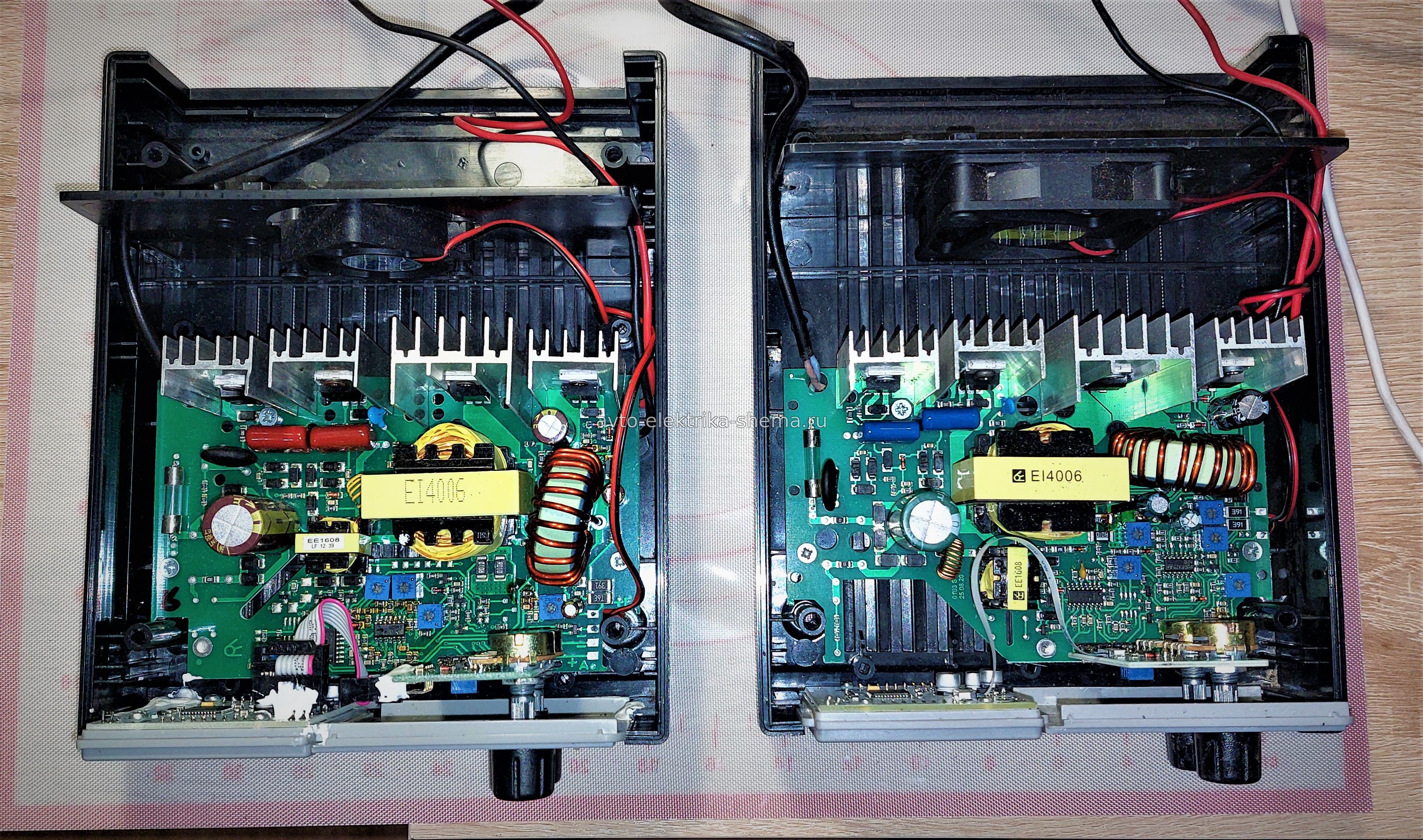 Ремонт зарядного устройства Вымпел - 57. Сравнение двух одинаковых моделей разных годов.